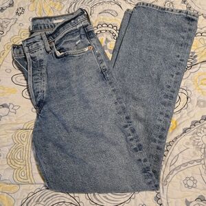 Citizens Of Humanity Light Blue Straight Leg Jeans